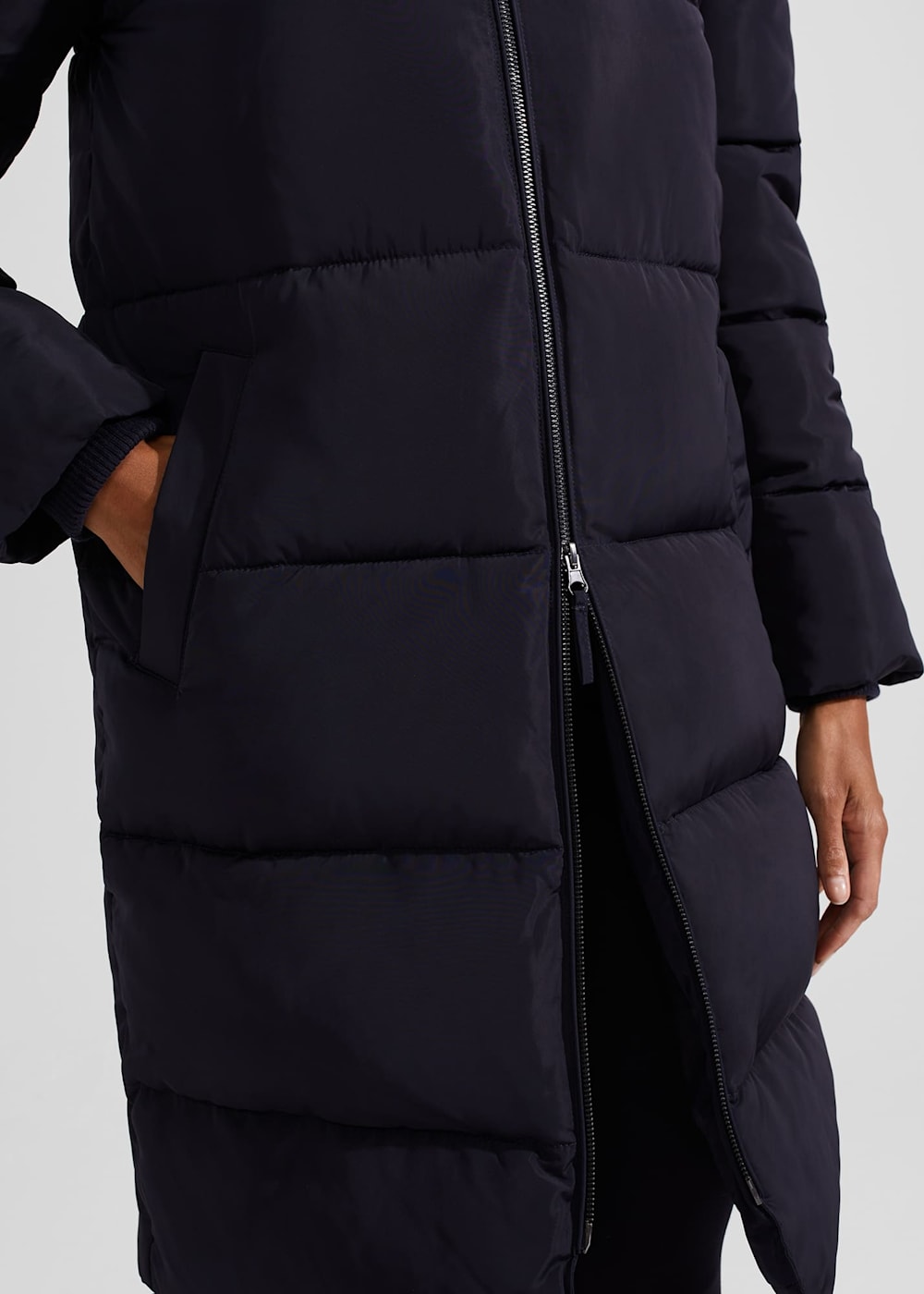 Hobbs Petite Maeve Puffer Navy Size 14