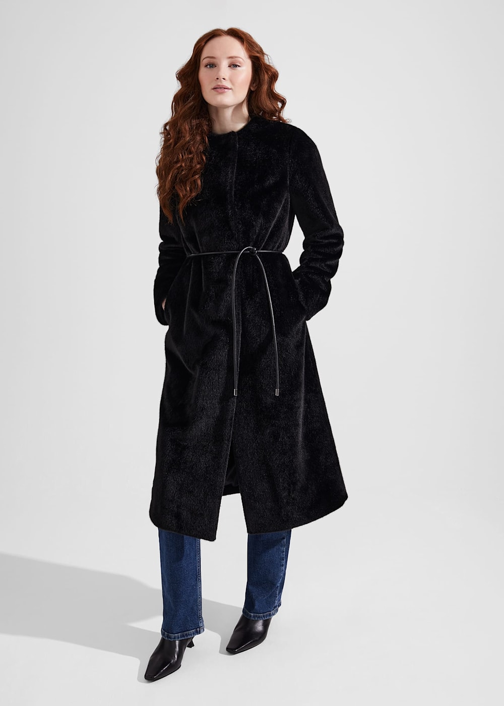 Robin Faux Fur Coat Hobbs UK