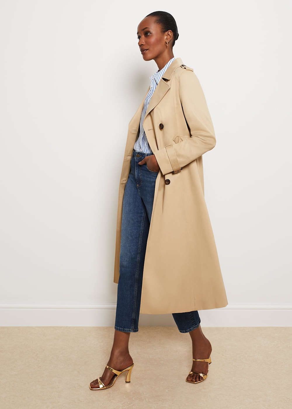 Newport wool trench coat hot sale