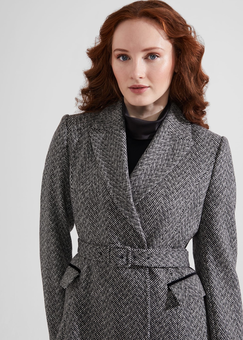 Sian Wool Blend Coat Hobbs UK