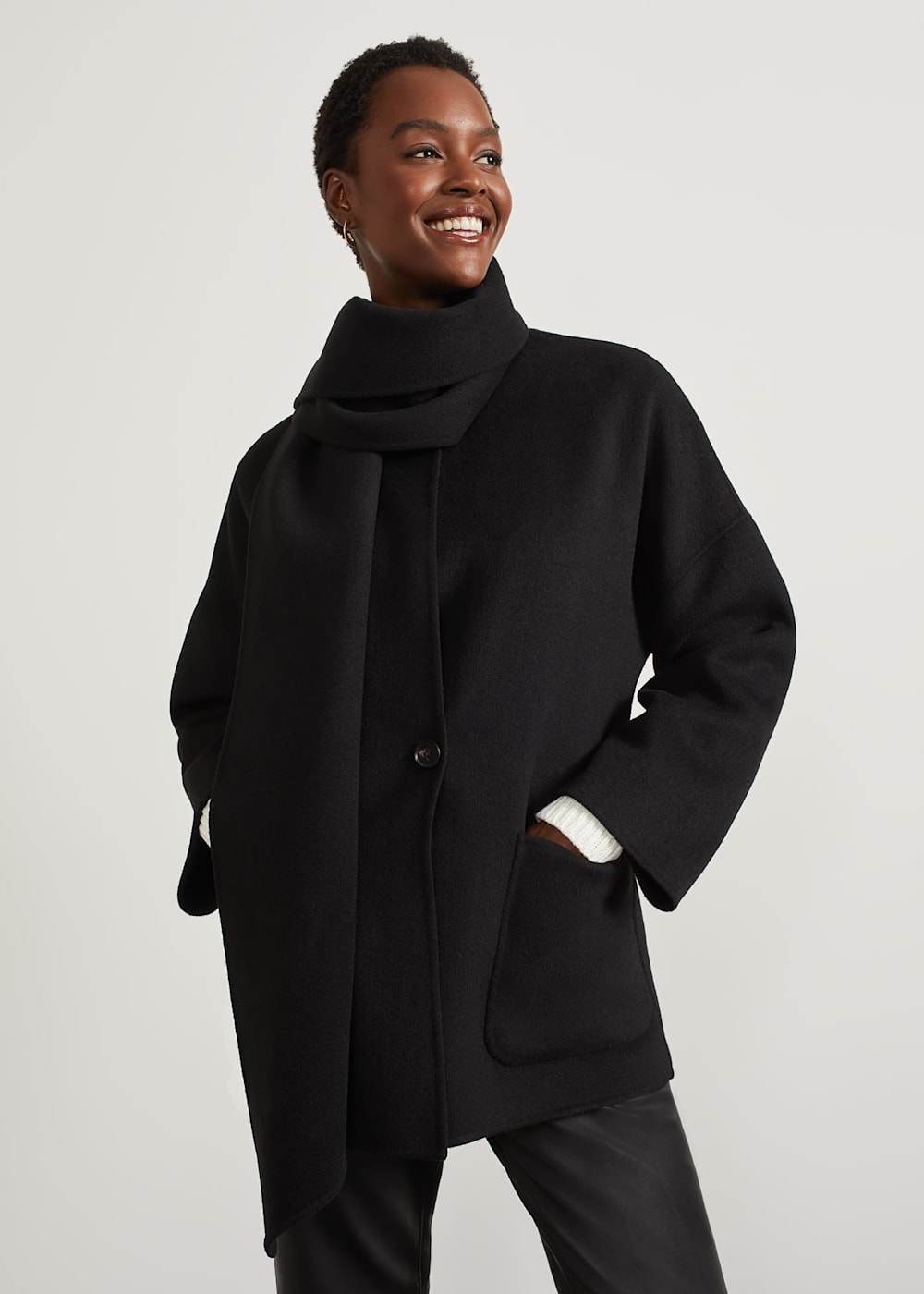 Hadley Scarf Coat Hobbs UK