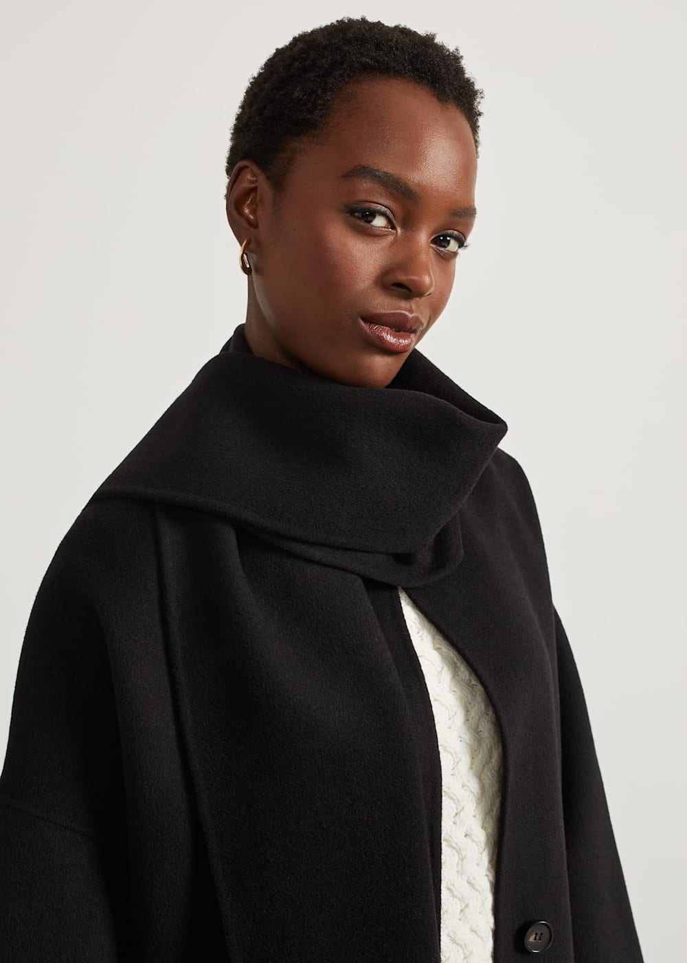 Hadley Scarf Coat | Hobbs US |