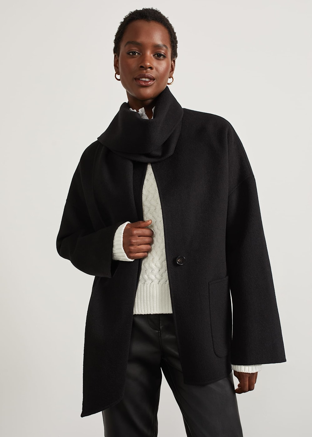 Hadley Scarf Coat Hobbs UK