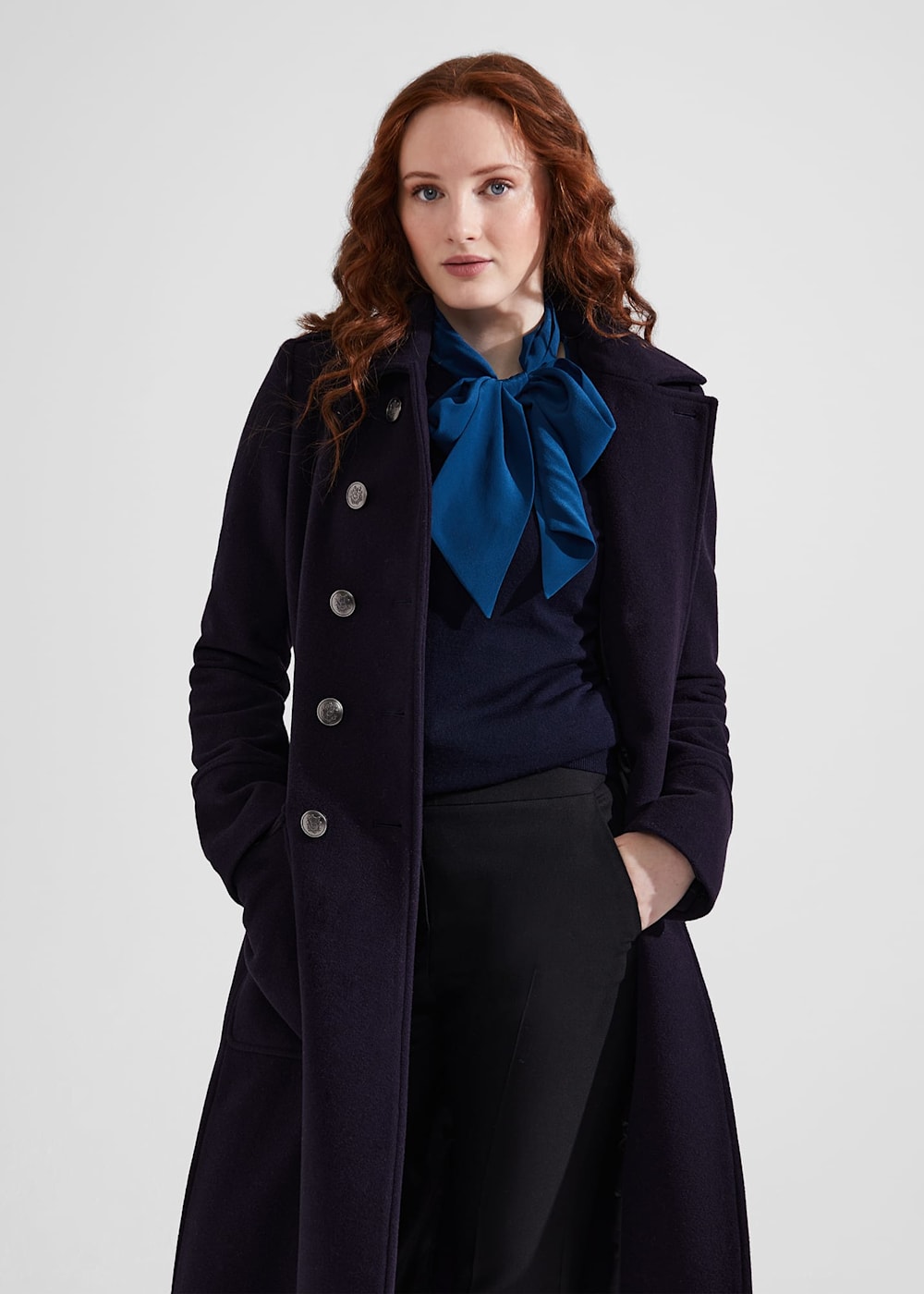 Iris Italian Wool Maxi Coat Hobbs UK