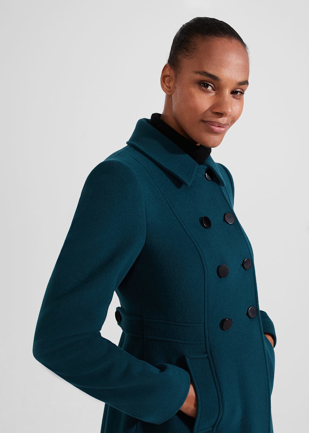 Hobbs pea coat top