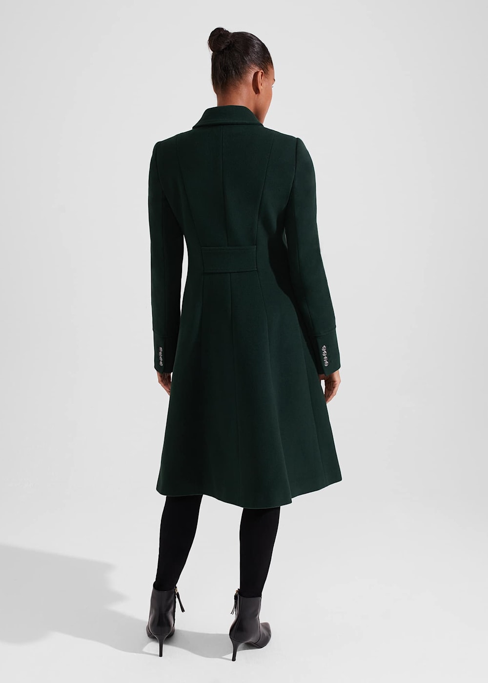 Hobbs blue faux fur coat shop
