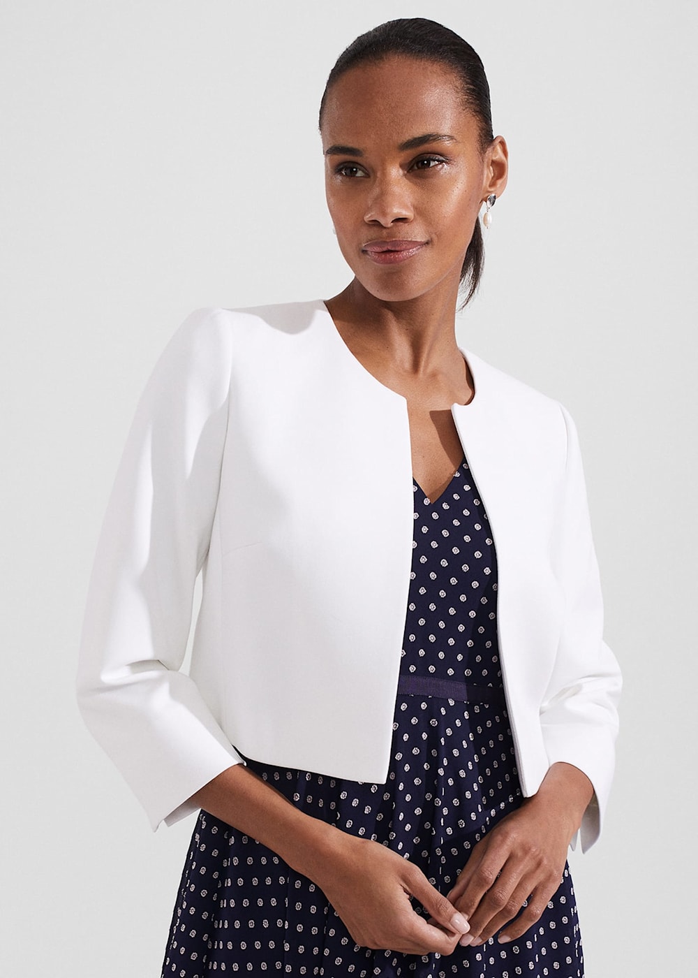 Hobbs Elize Crepe Jacket Hobbs Elize Crepe Jacket