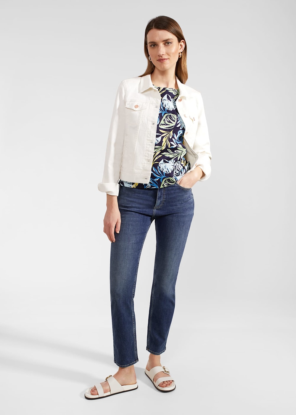 Hobbs white jacket clearance