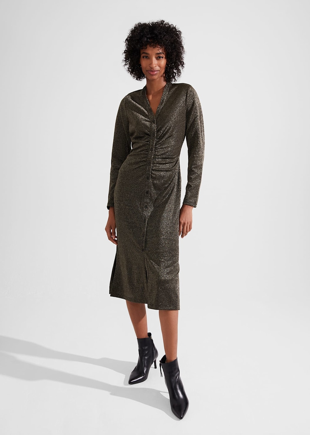 WornOnTV: Jennifer Williams multicolored mesh dress on