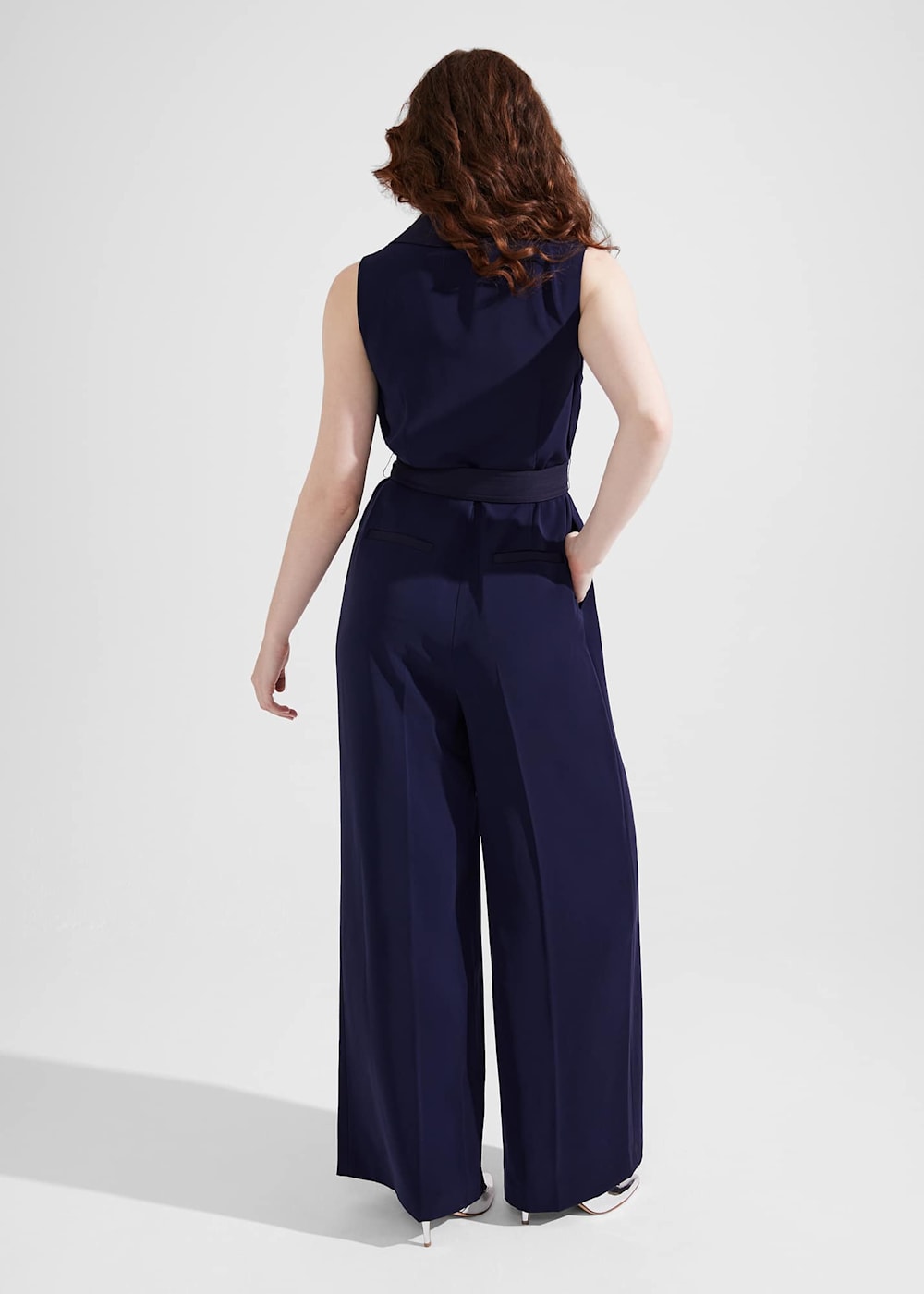 Warehouse side knot jumpsuit on sale