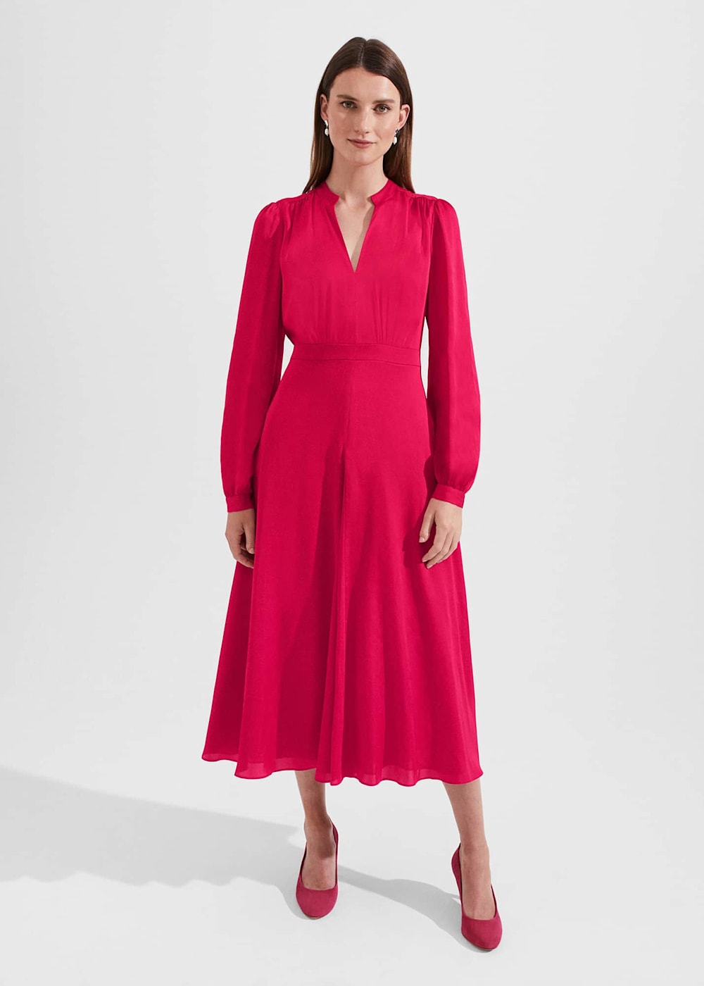 Hobbs wrap dress sale deals