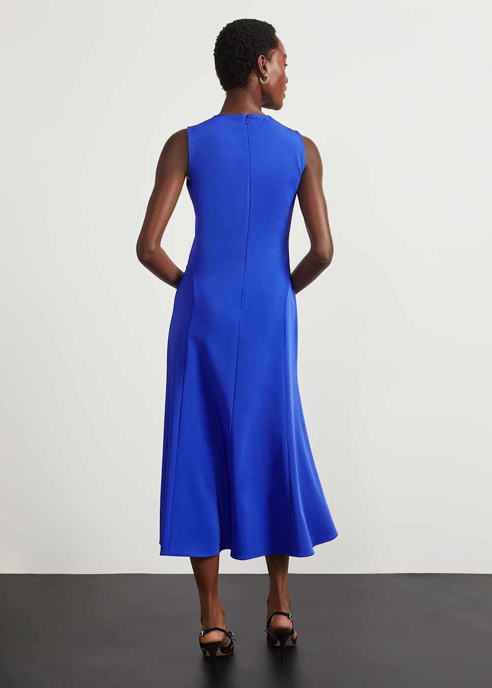 Palmer Midi Fit And Flare Dress Hobbs UK