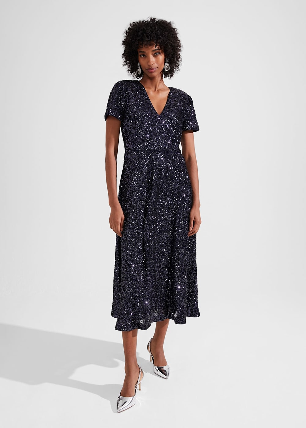 Hobbs talia dress navy outlet
