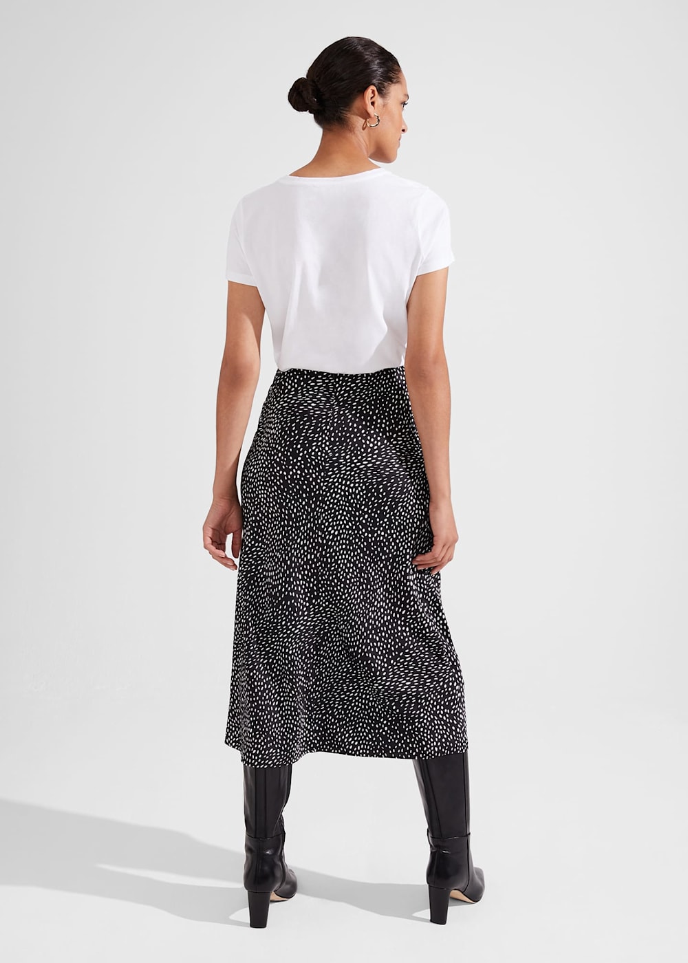 Jas Satin Skirt | Hobbs US |