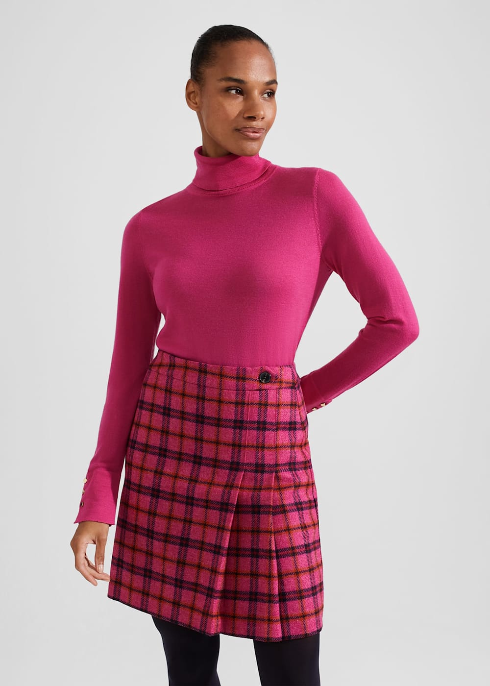 Pink metallic skirt yarn clearance