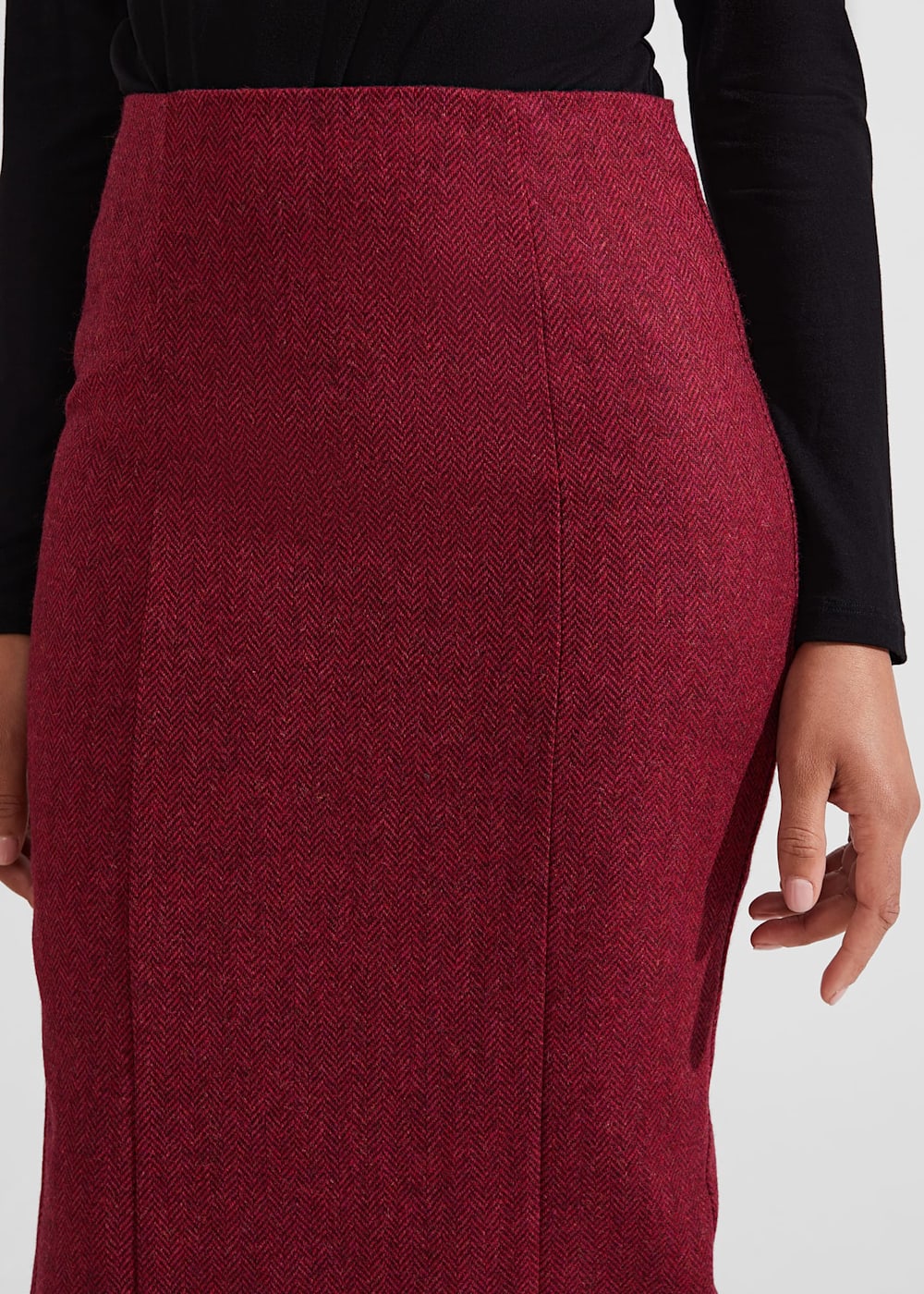 Petite Daniella Wool Skirt Hobbs UK