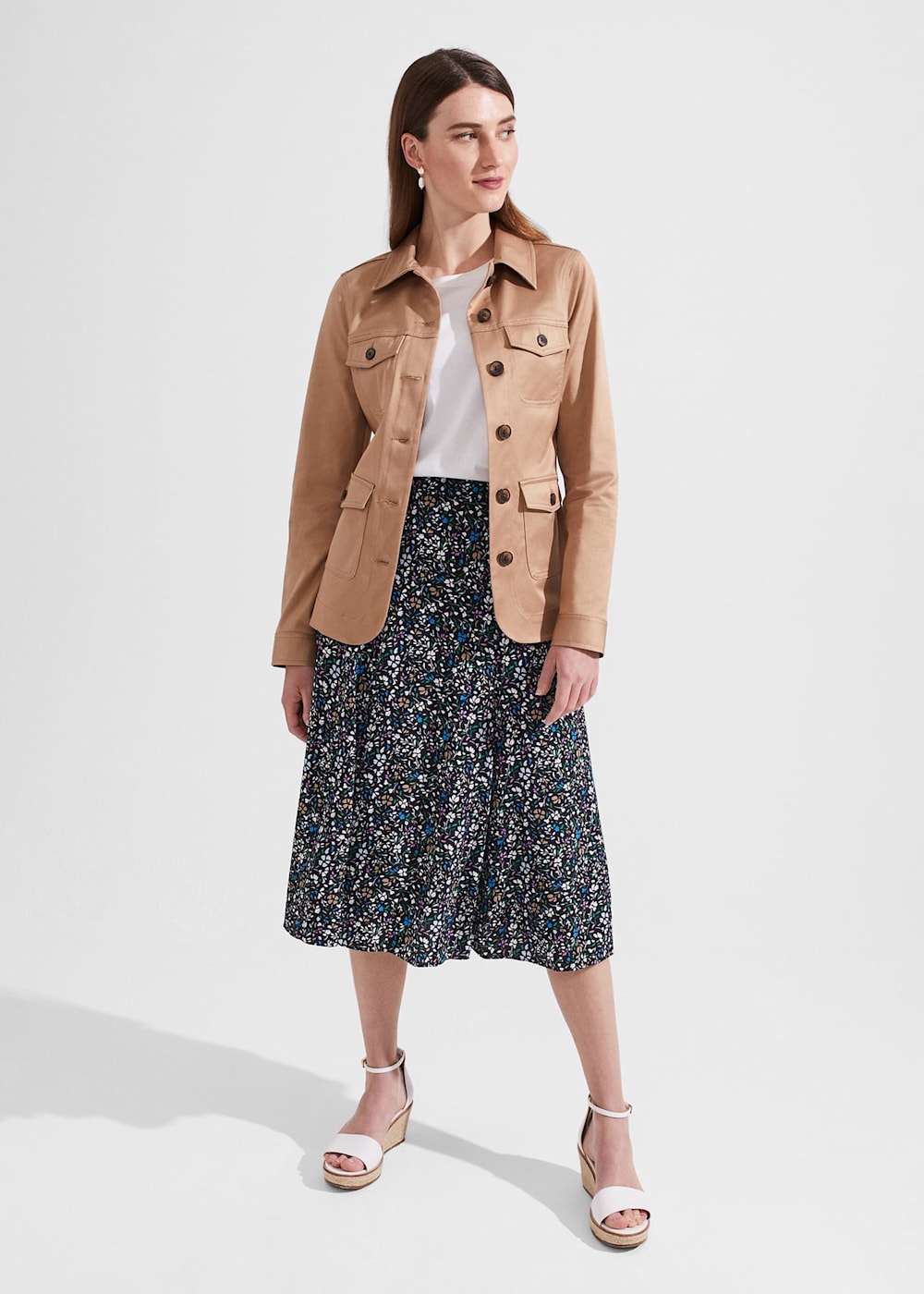 Anika Midi Skirt | Hobbs US |