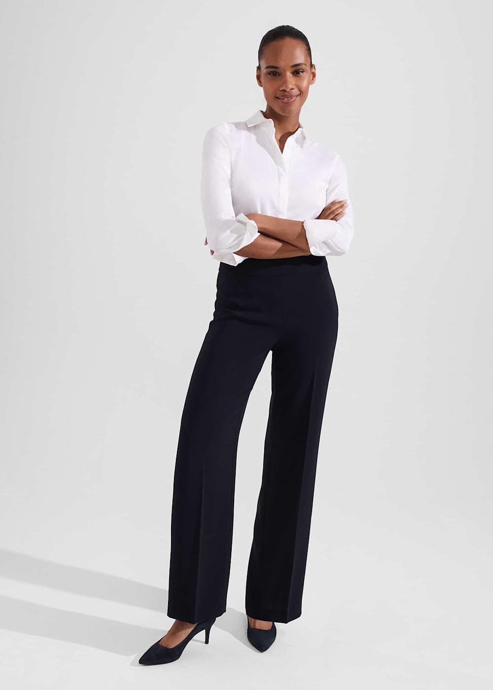Stevie Wide Trousers Hobbs UK