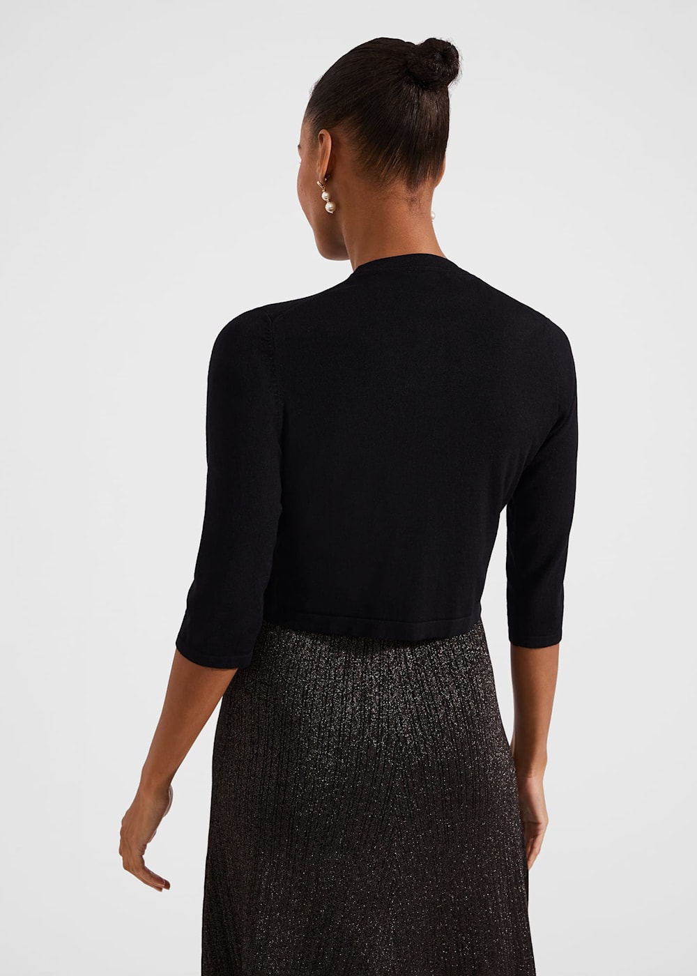 Hobbs carrie bolero raspberry top