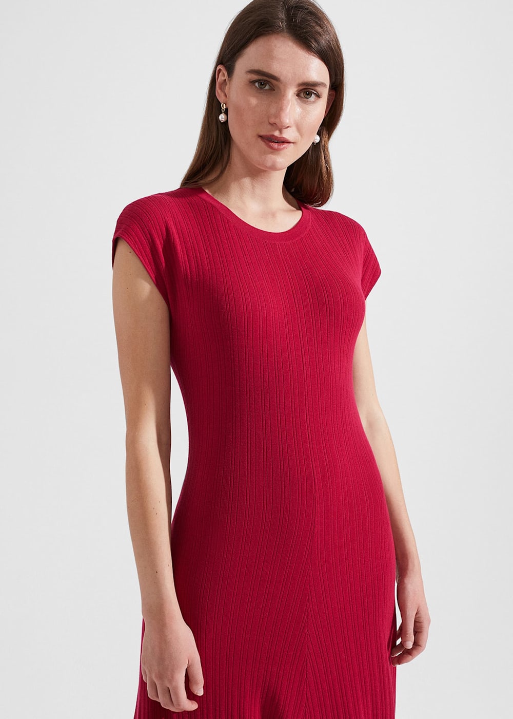 Reena Ribbed Knitted Dress | Hobbs US | Reena Ribbed Knitted Dress | Hobbs US |