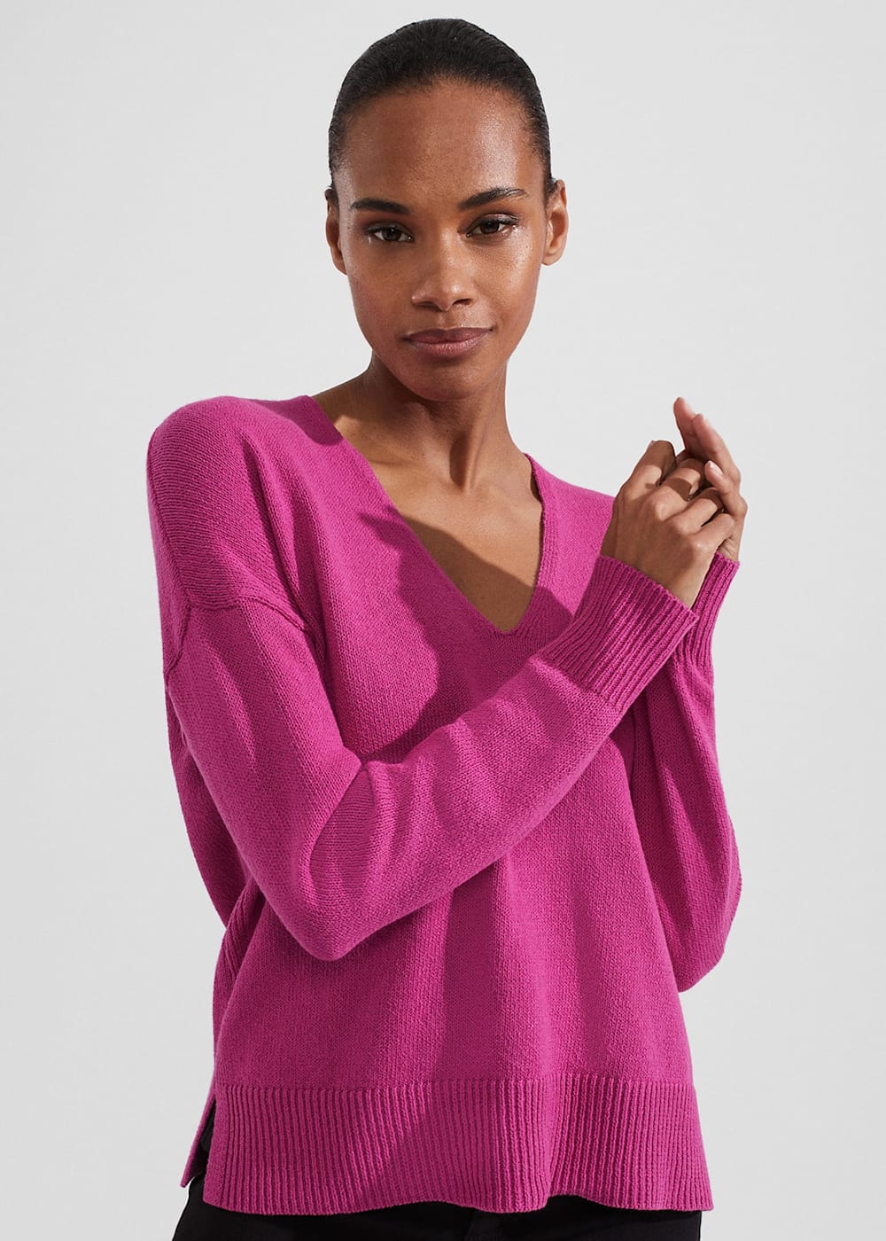 Hazel Cotton Blend Sweater Hobbs US