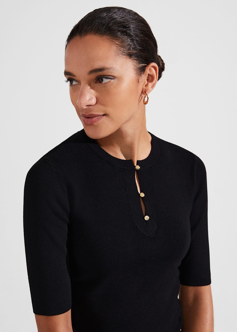 Hobbs black jumper top