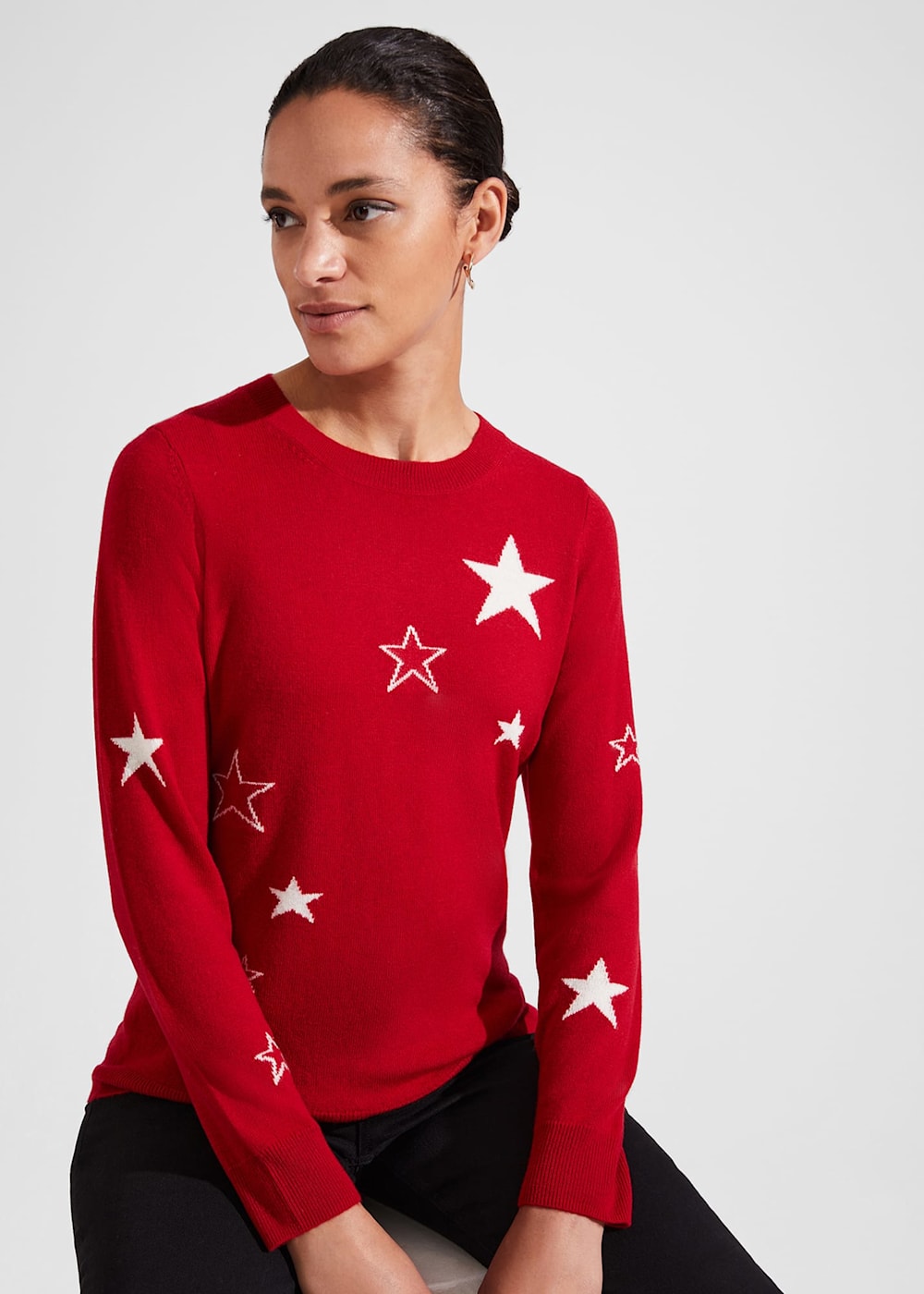 Cashmere star jumper store