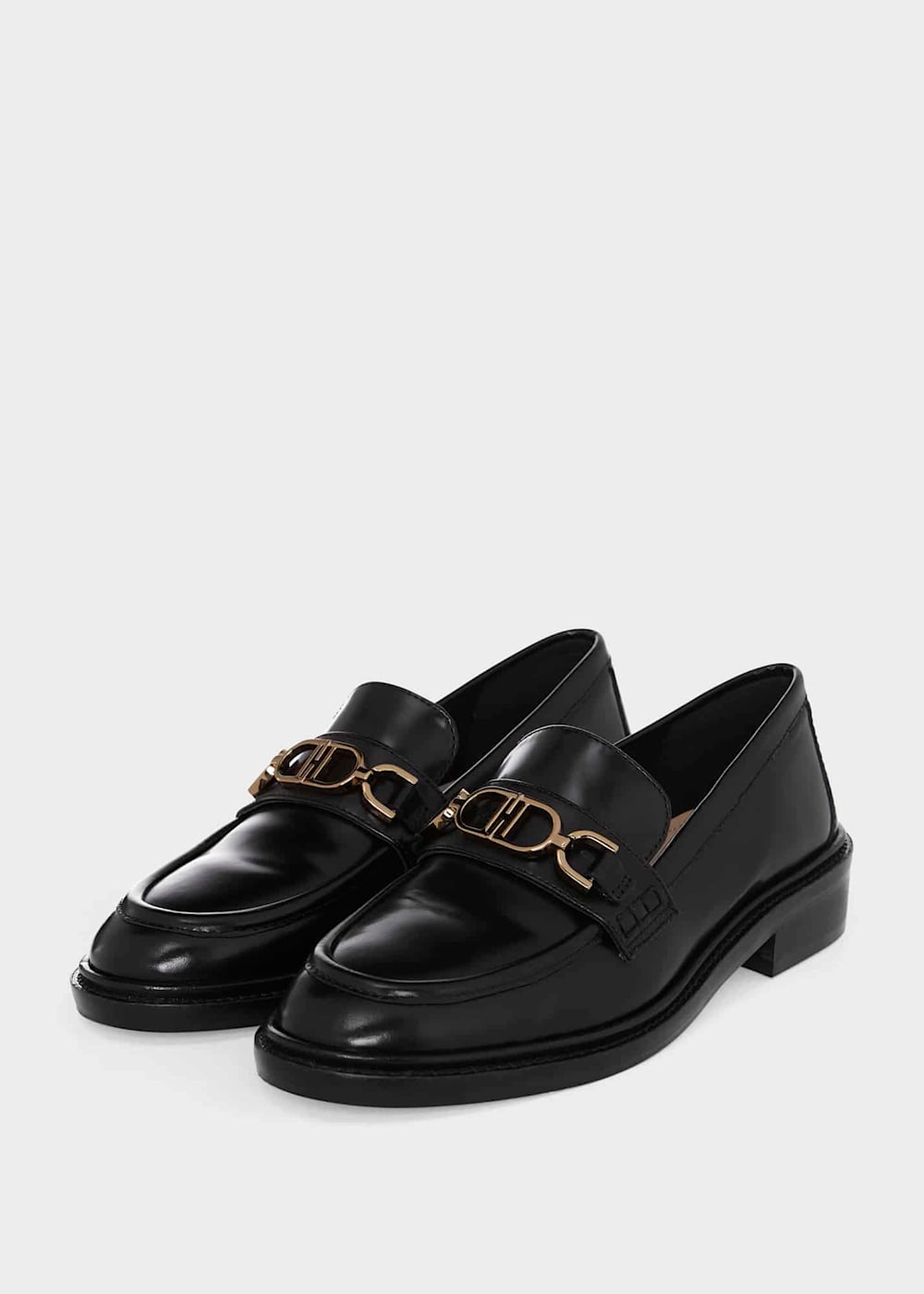 Hobbs black loafers new arrivals
