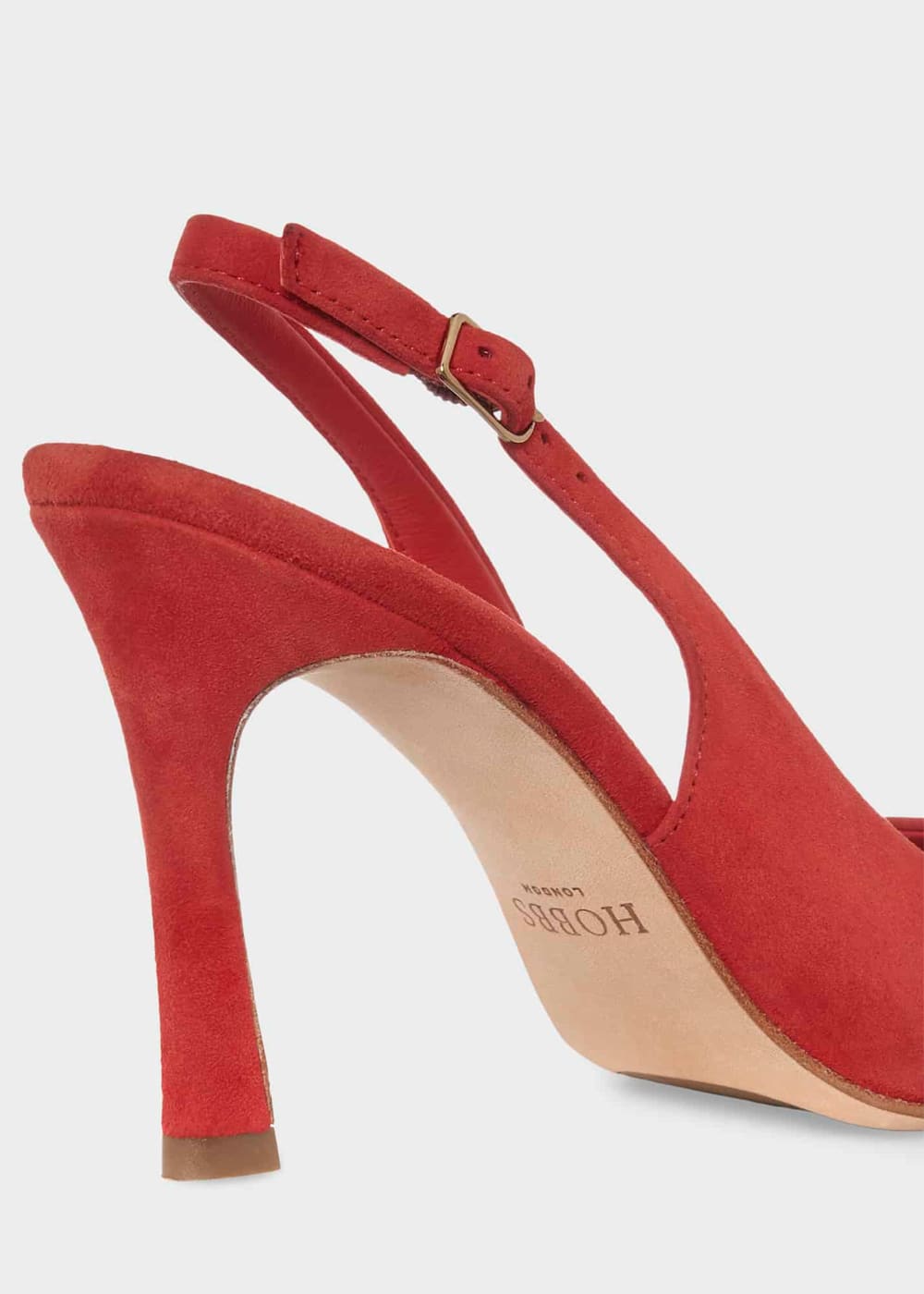 Red slingbacks hotsell