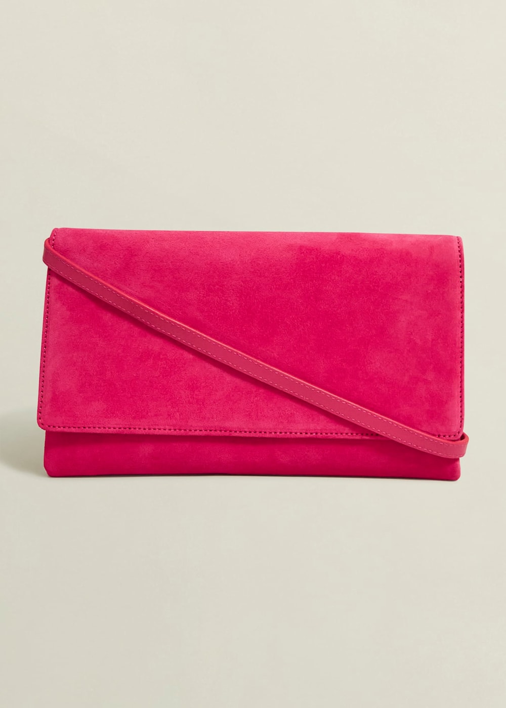 Raspberry pink clutch bag deals