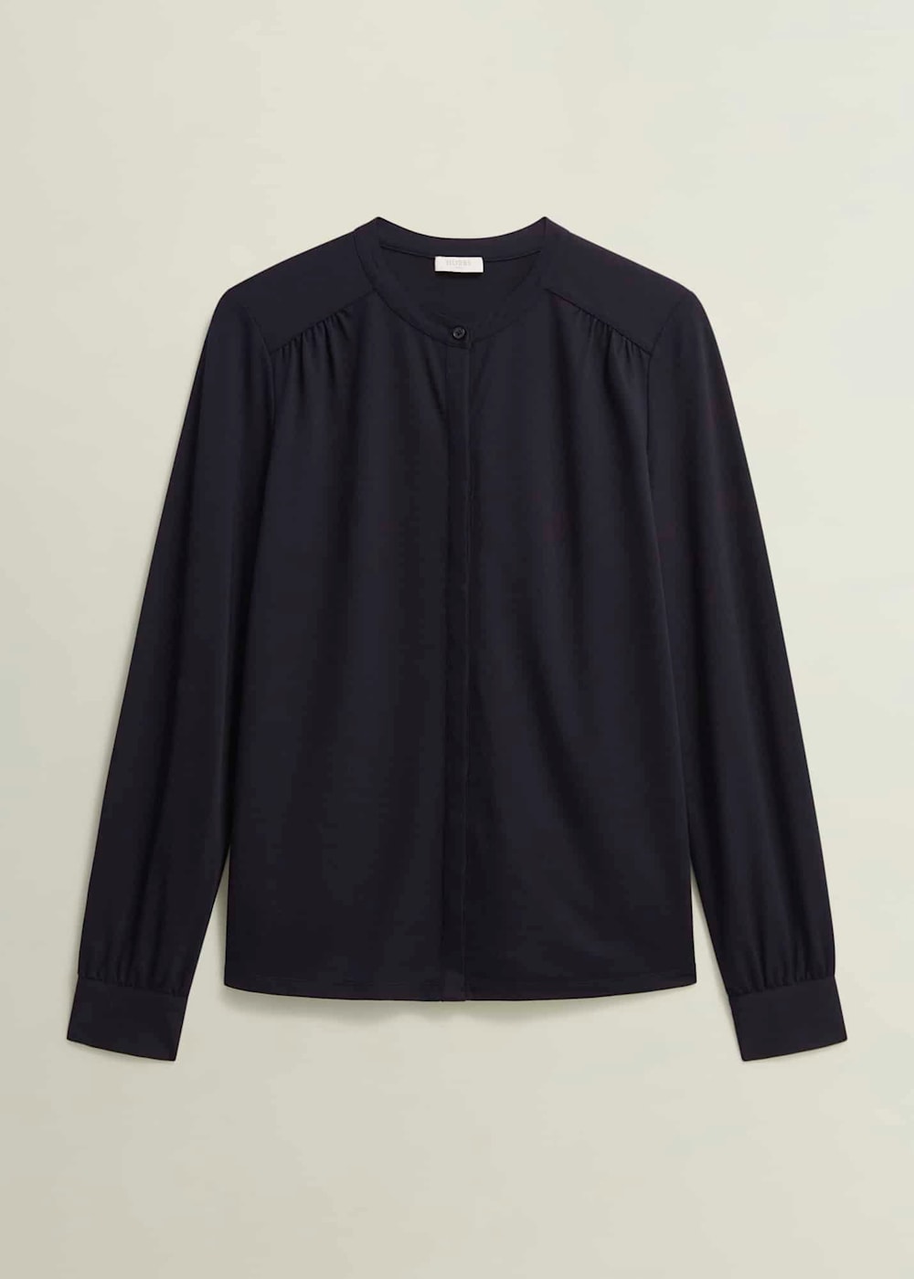 long sleeves dark gray wool dress 2004