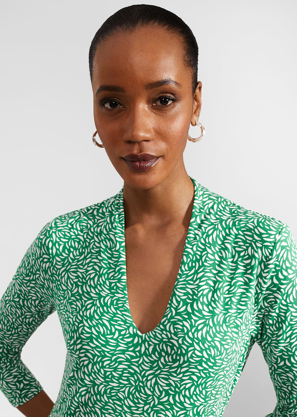 Aimee Printed Top | Hobbs US |
