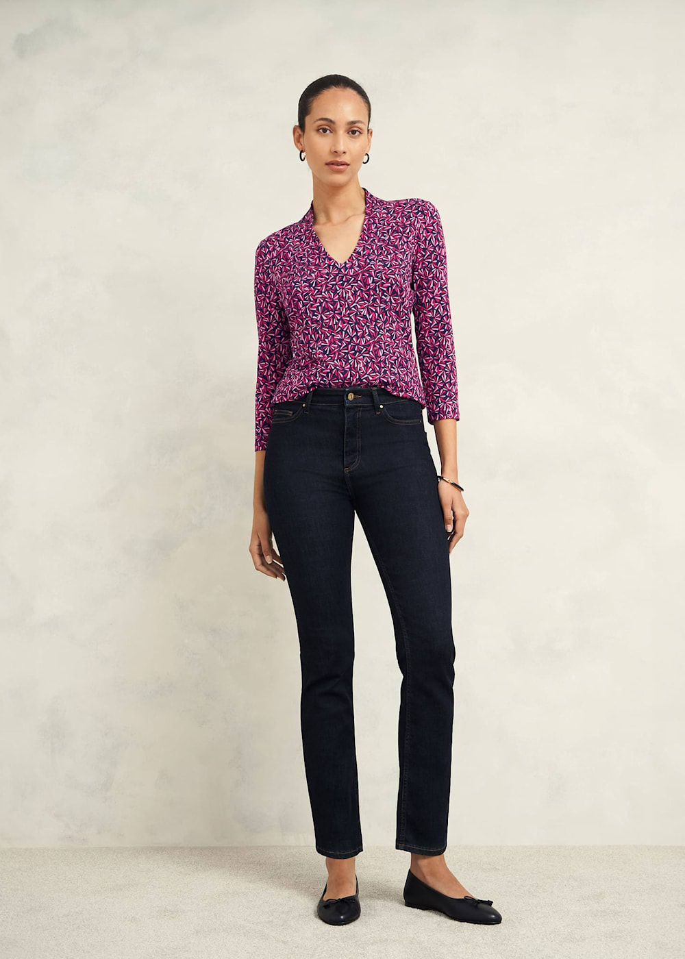 Aimee Printed Top | Hobbs US |