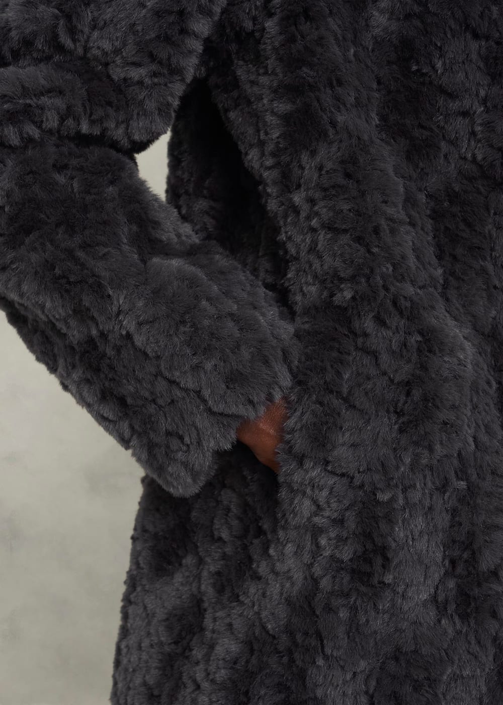 Briony Faux Fur Coat | Hobbs US |