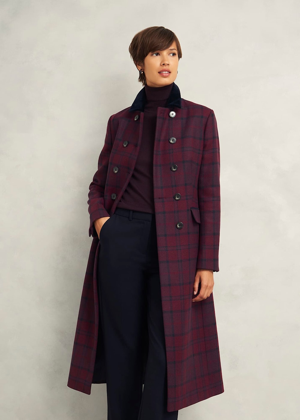 Plaid petite coat deals