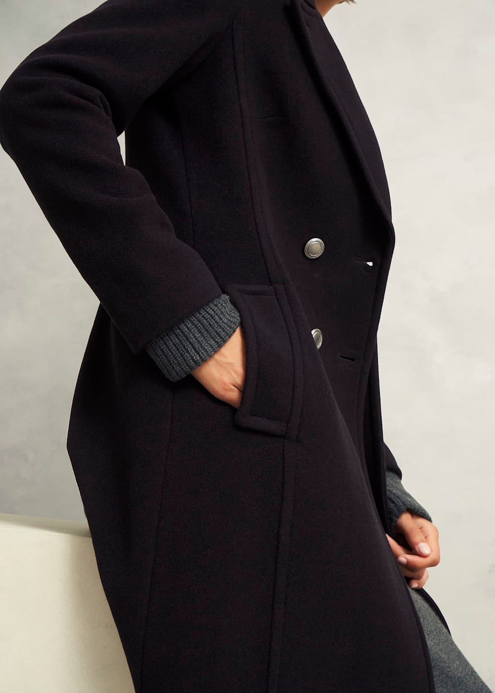 Brittany Wool Blend Maxi Coat | Hobbs US |
