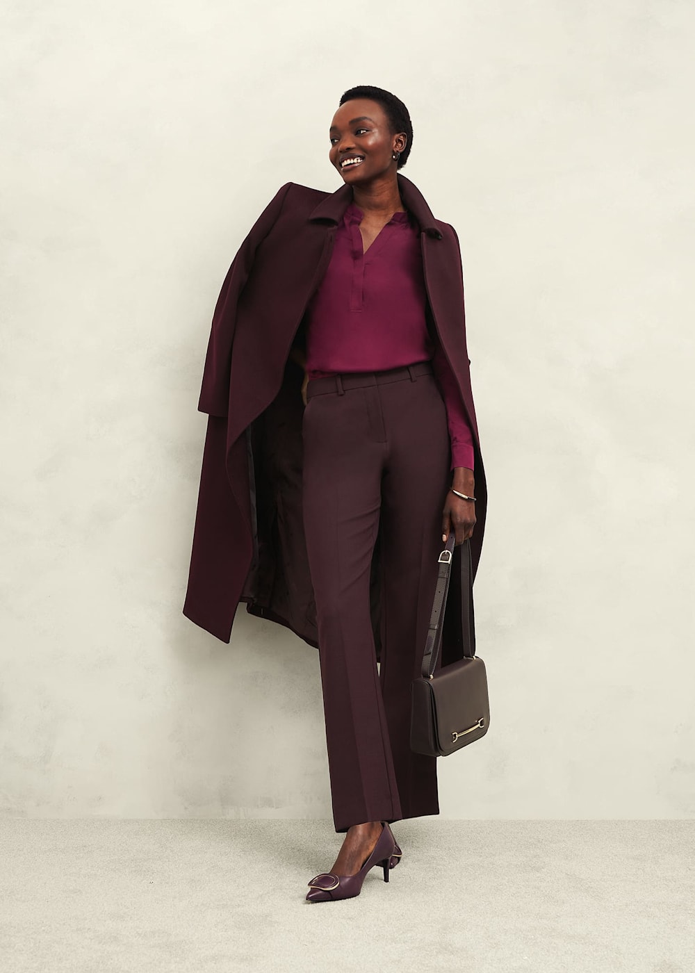 Petite purple coat deals