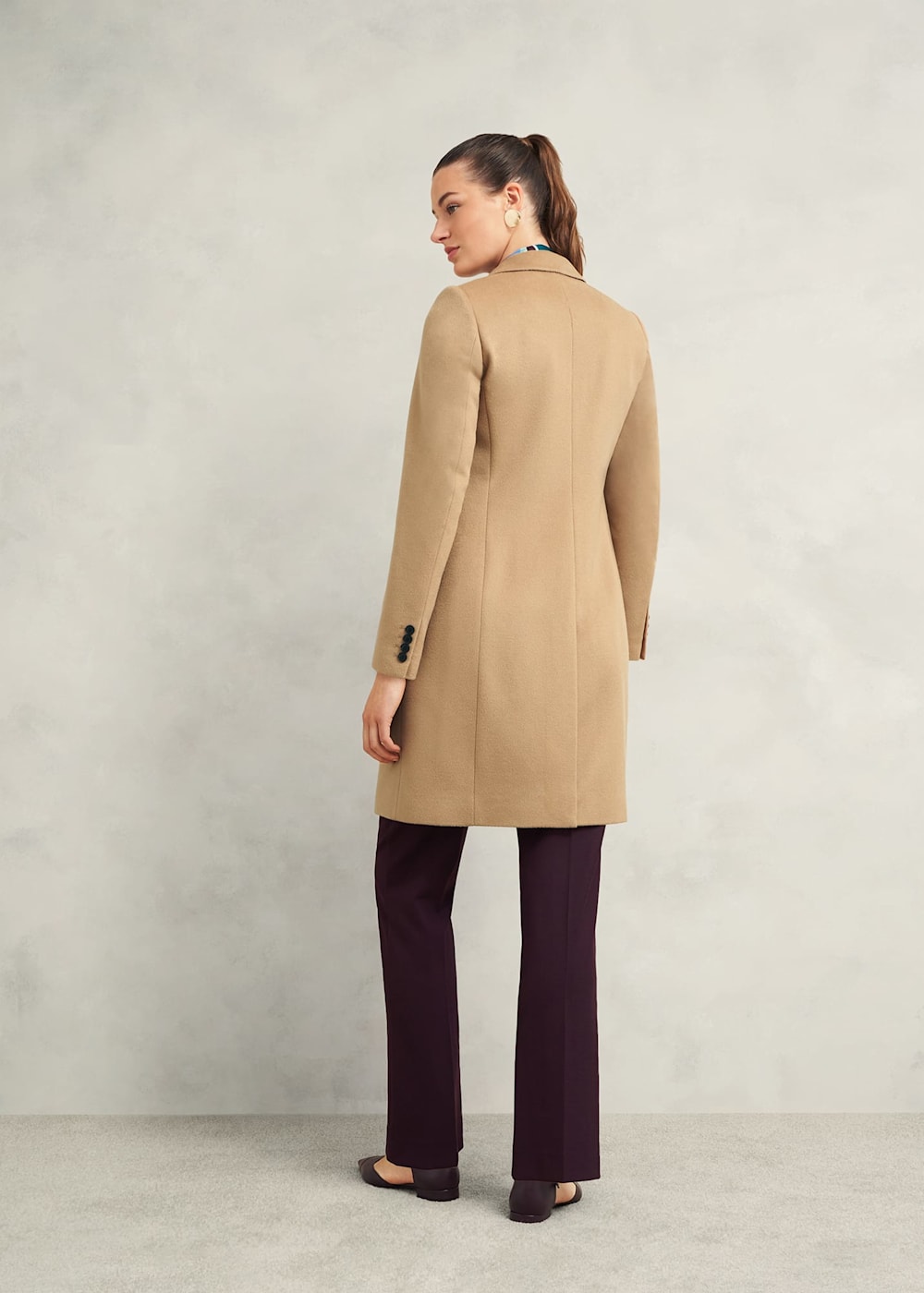Petite Cavendish Wool Coat Hobbs UK