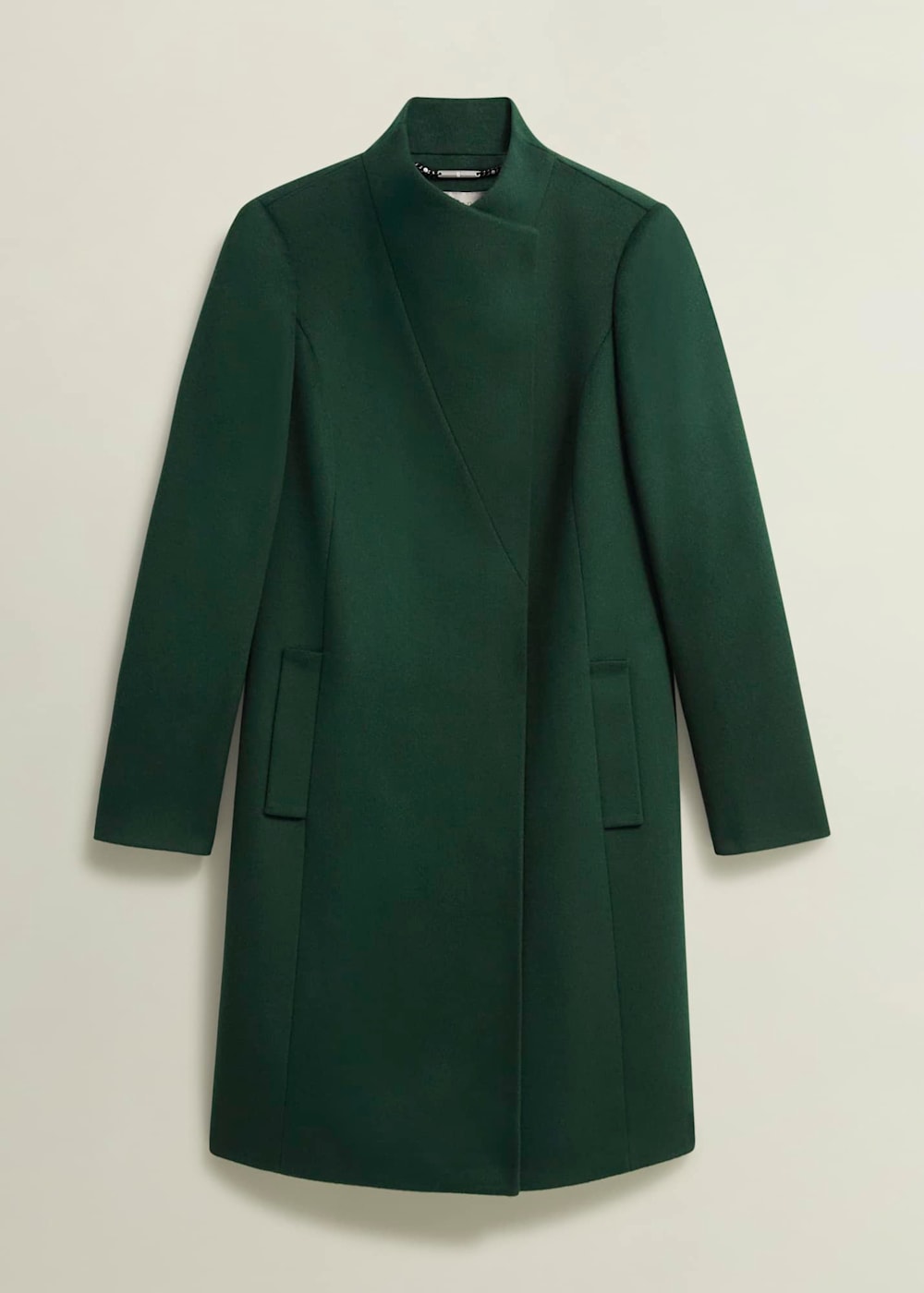 Green wool coat uk online