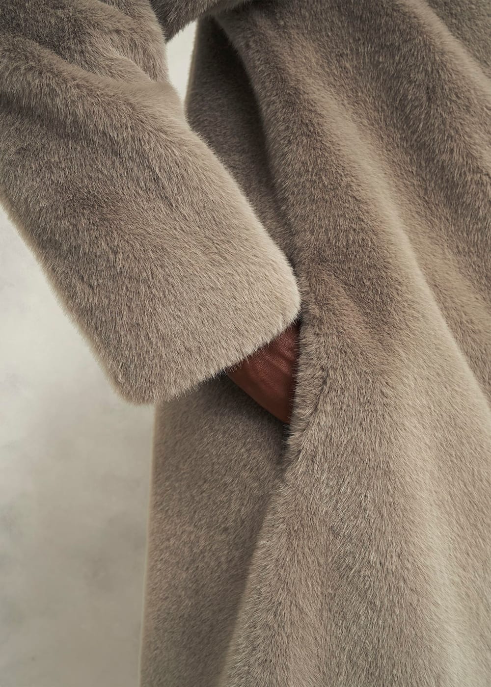 Tarini Faux Fur Coat | Hobbs US |