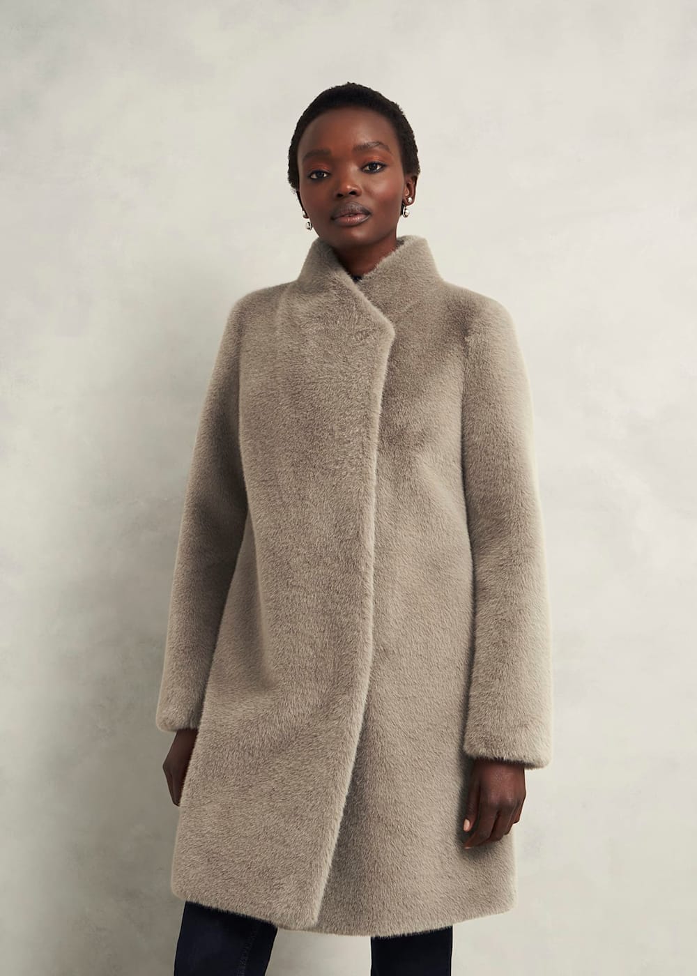 Petite long fur coat new arrivals
