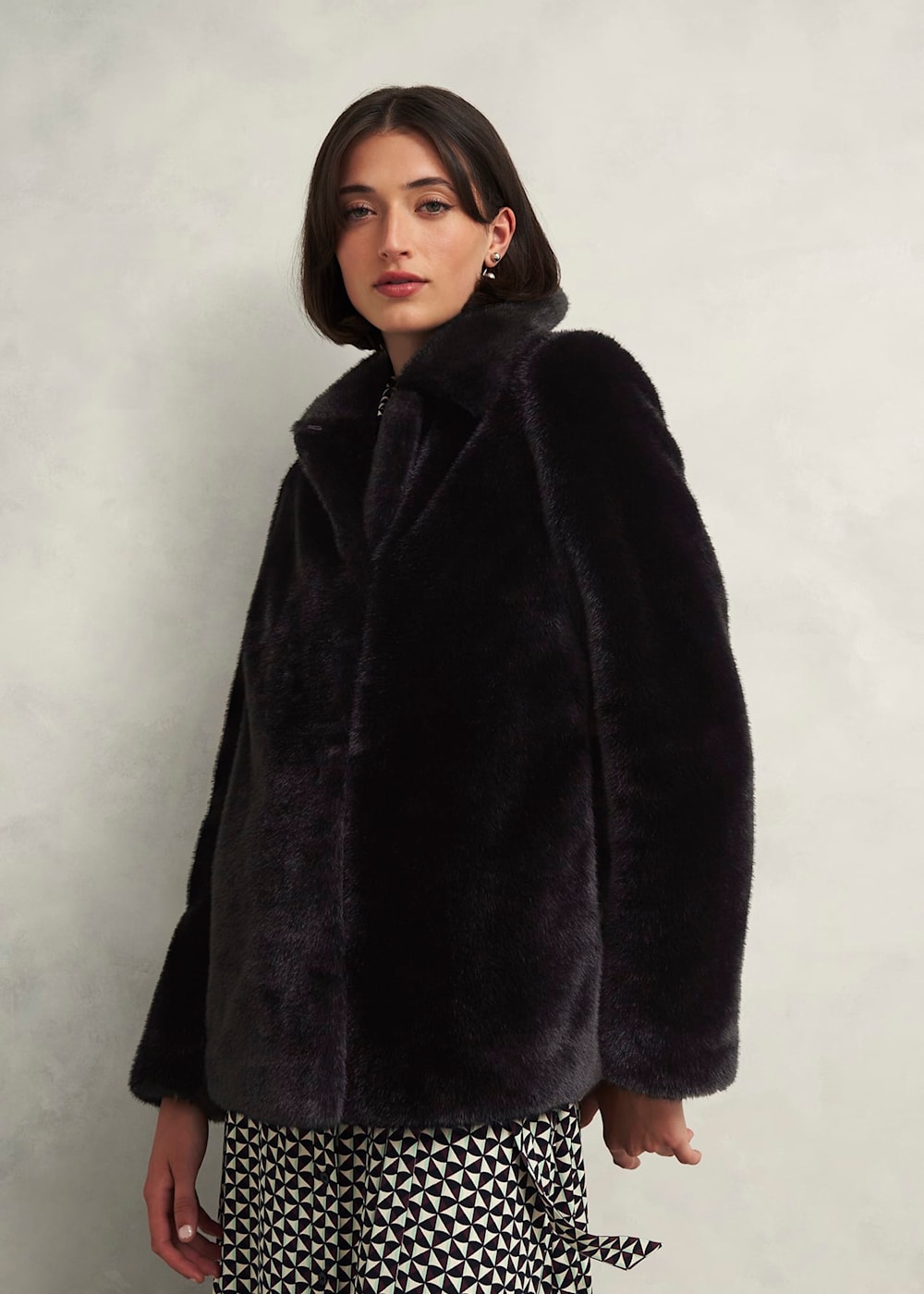 Dania Faux Fur Coat | Hobbs US |