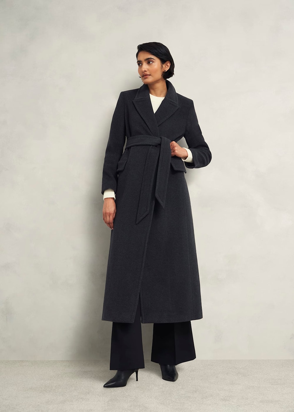 Clarendon Wool Blend Coat | Hobbs US |