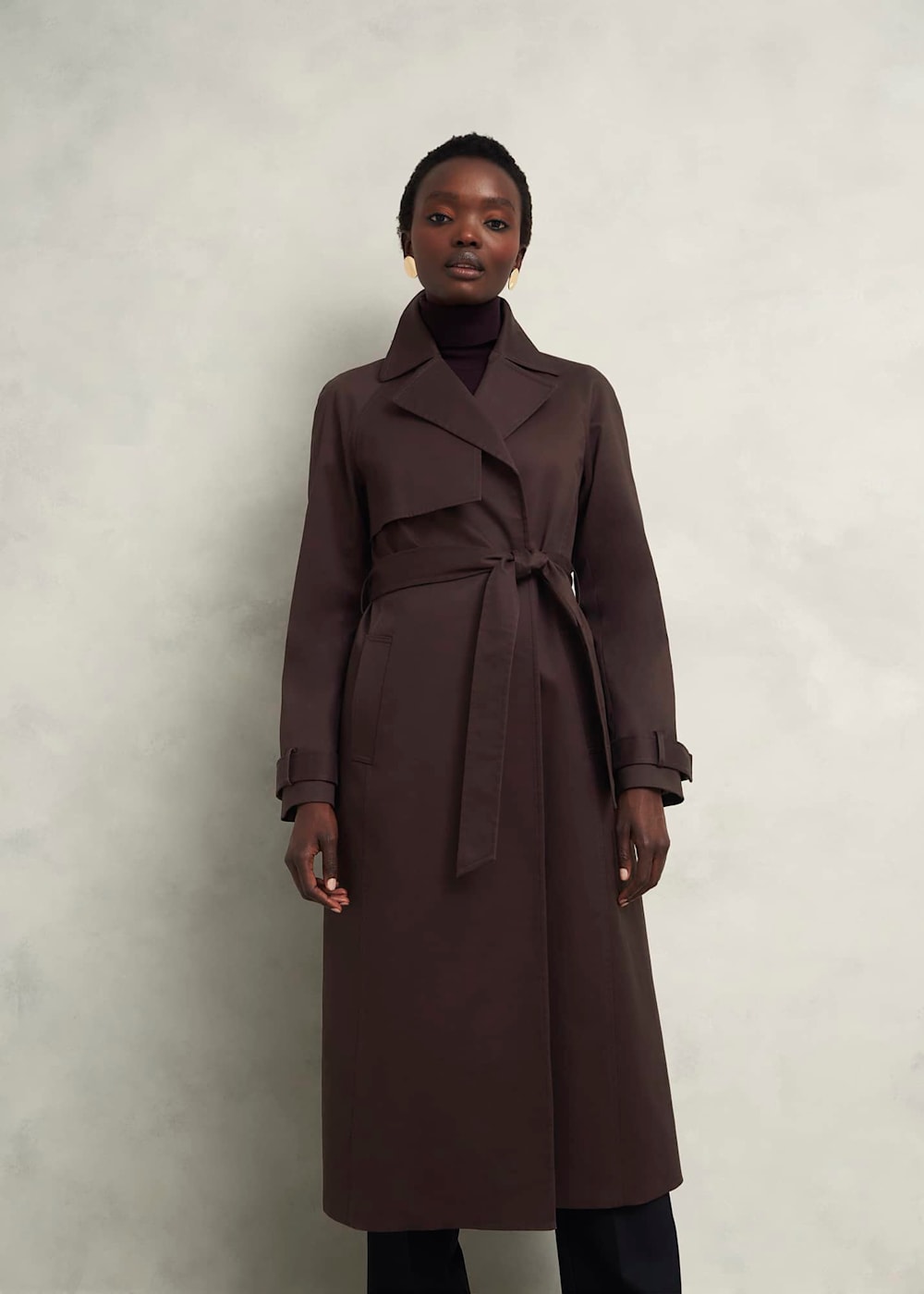 Willow Cotton Trench Hobbs UK