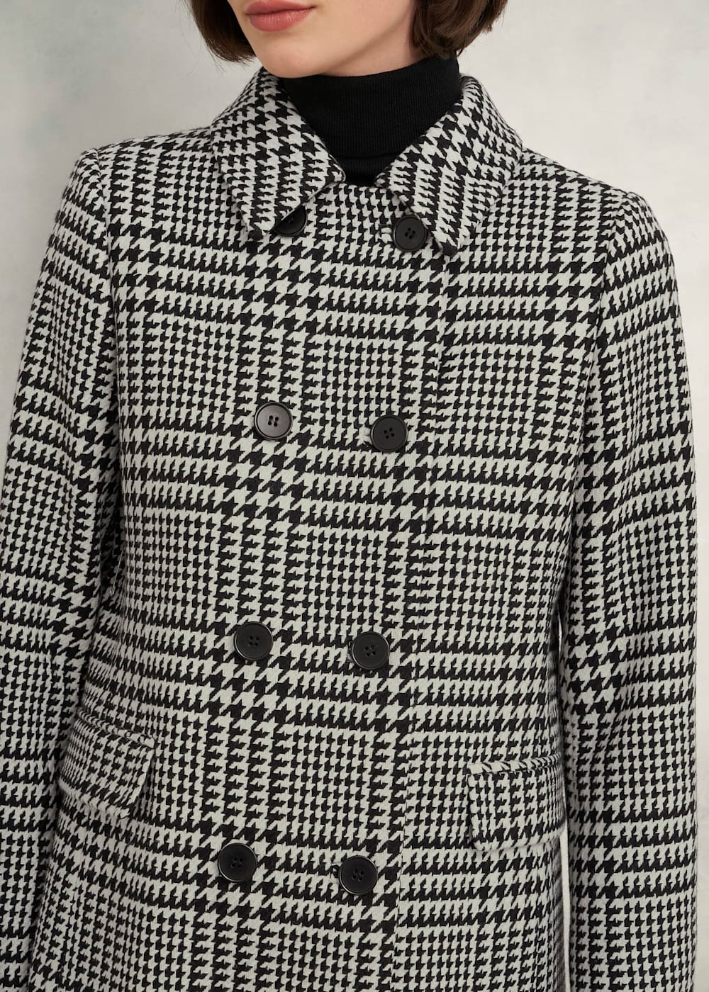 Yvette Wool Blend Check Coat | Hobbs US | Yvette Wool Blend Check Coat | Hobbs US |