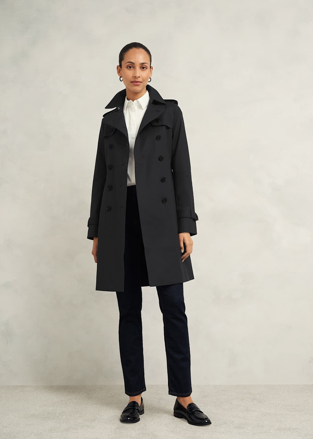 Hobbs red trench coat sales
