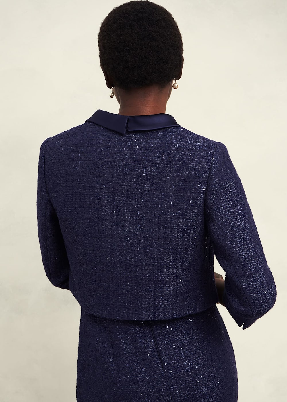 Prisha Sequin Tweed Jacket | Hobbs US |