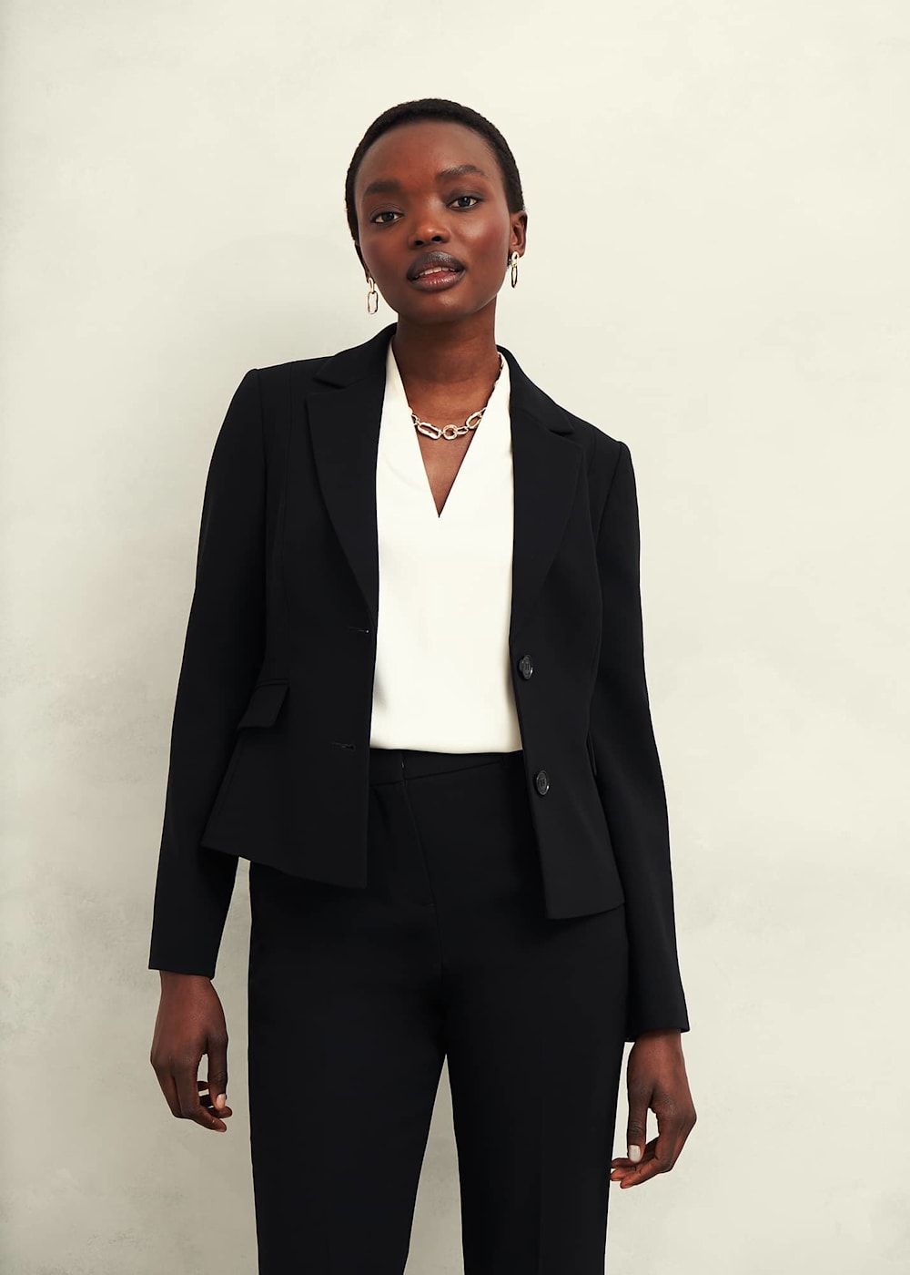 Petite black suit jacket sale