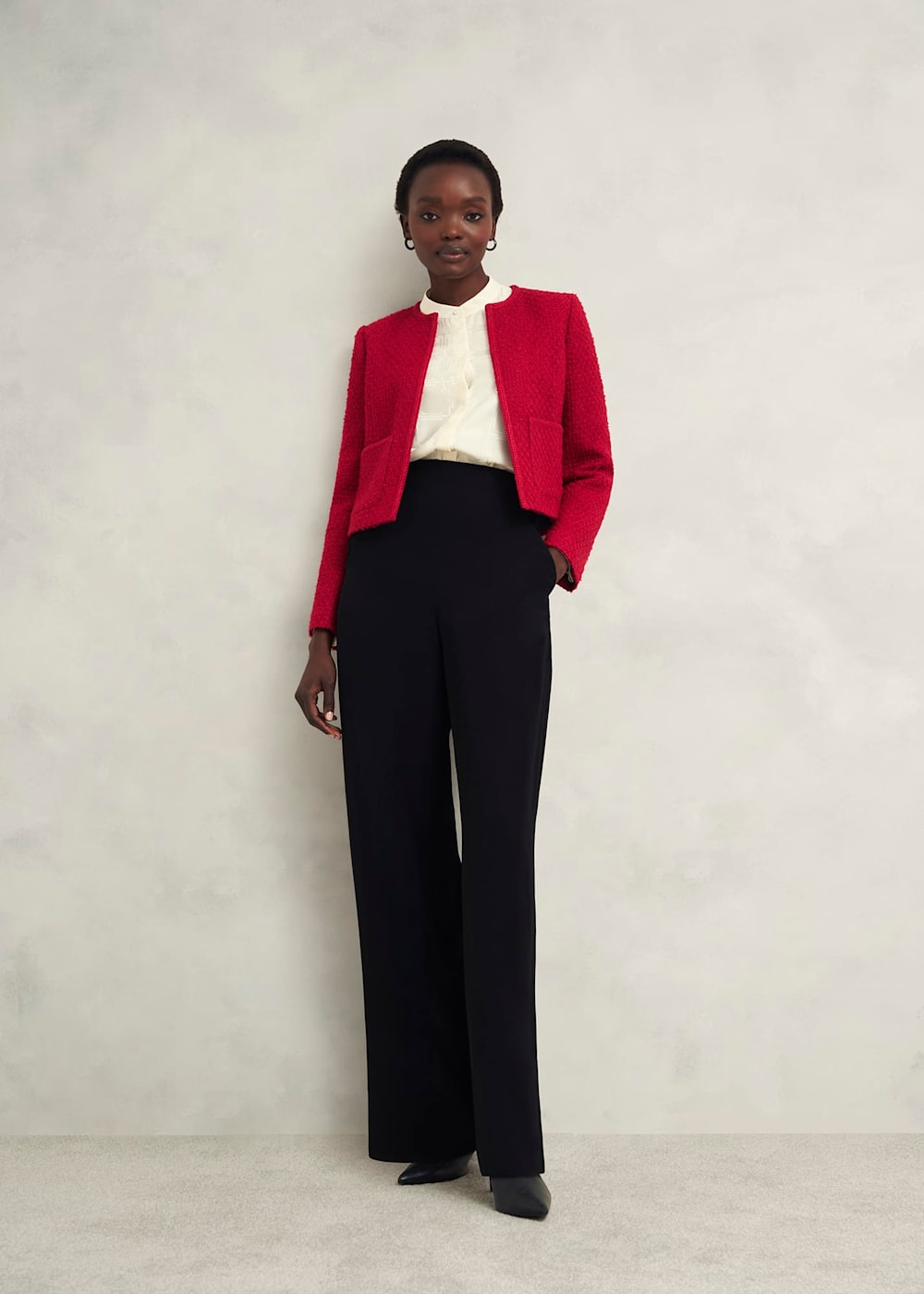 Hobbs red jacket shop