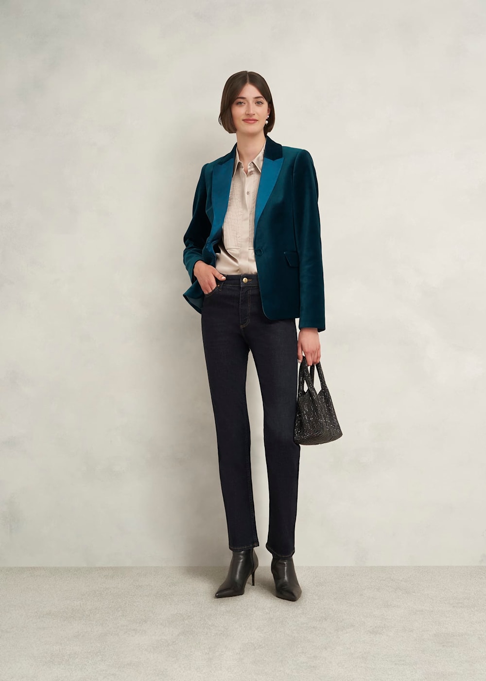 Hobbs velvet jacket sales